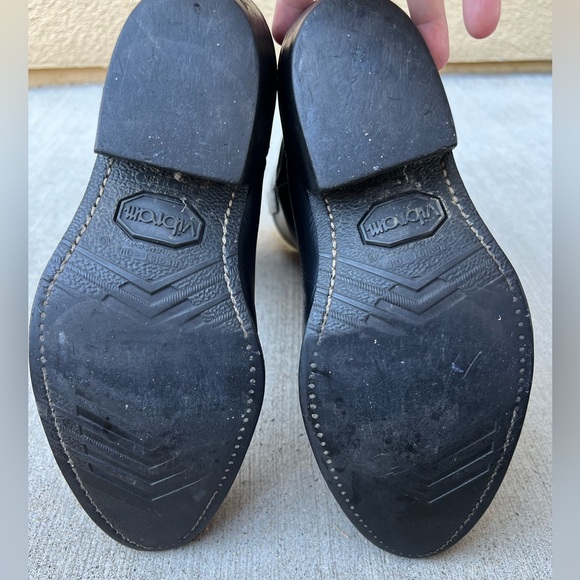 Mason Western Cowboy Boot Work Men's 12" Tall Black Size 7 3E 3X Wide - Picture 7 of 8